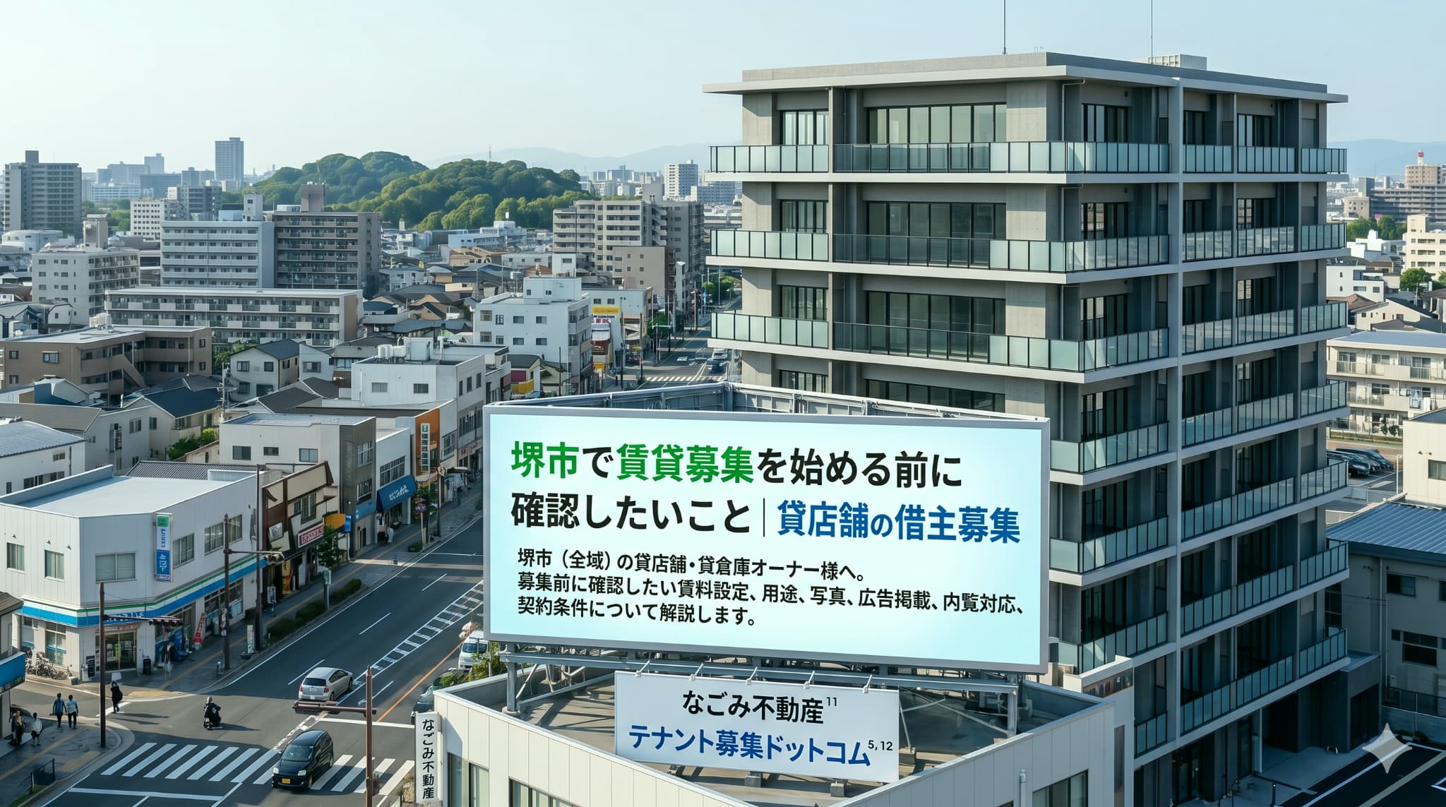 堺市で賃貸募集を始める前に確認したいこと｜貸店舗・貸倉庫の借主募集